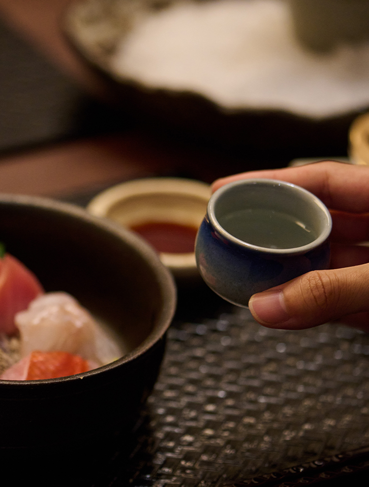 日本酒手元